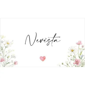 Svatební dekorace Svatební jmenovka 366