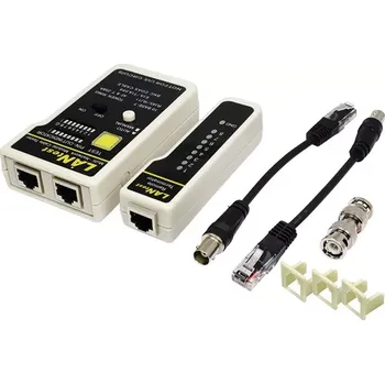 Tester kabelu Tester kabelů RJ11, RJ12, RJ45 a BNC s vzdálenou jednotkou