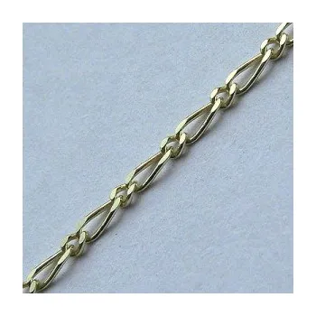 Řetízek Zlatý řetízek figaro 1/1 - žluté zlato