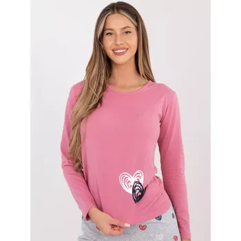 Pánské pyžamo Pyžamo DU PI FP 009.84 růžové XL