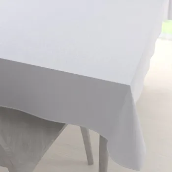 ubrus Teflonový obdélníkový ubrus TF-078 Ornamenty - studená bílá 50x100 cm