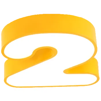 LED panel LEDSVITI 99006 Žlutý stropní LED panel dvojka 36W denní bílá