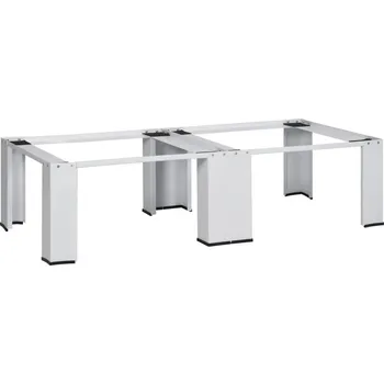 vidaXL Podstavec pod pračku a sušičku bílý