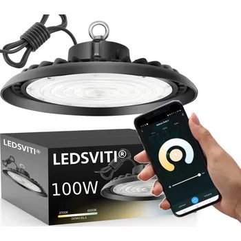 Průmyslové svítidlo LEDSVITI LED průmyslové osvětlení 100W Highbay 4000K Philips 5let smart