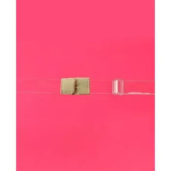 Vložka do podprsenky Jednořadový transparentní pásek snižující zapínání Julimex BA 05 transparentní Univerzální