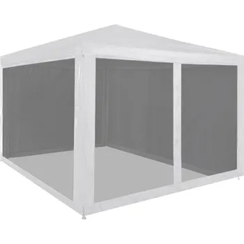 Zahradní altán vidaXL Party stan se 4 bočními stěnami ze síťoviny 3 x 3 m