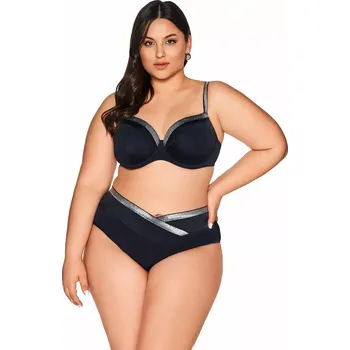 Dámské plavky Ava SK 224 Černá plavková podprsenka s plnými košíčky černá 65G