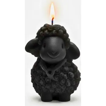 Svíčka Vonná svíčka velikonoční ovečky | 30 g | Svíčkománie3D | Barva: Černá