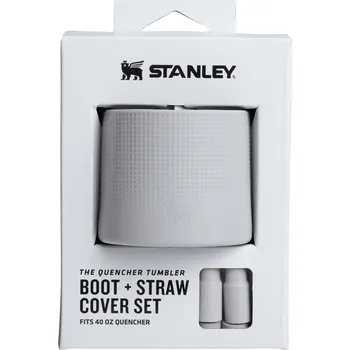 Termoska STANLEY Silikonový obal dna a kryt slámky The Quencher Boot + Straw Topper 1180 ml/40oz Ash