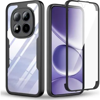 Náhradní kryt pro mobilní telefon Kryt Techsuit - ColorVerse 360 Series + Screen Protector - Xiaomi Redmi Note 15 Pro 5G - černá