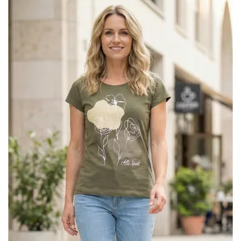 Dámské tričko Dámské tričko ALTISPORT ALW189122 KHAKI M
