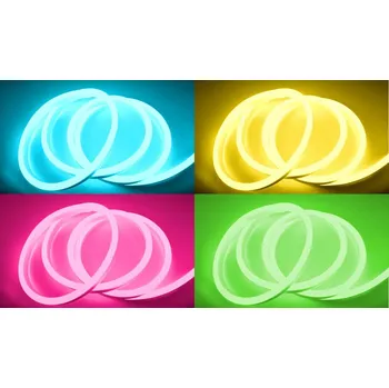 LED páska LEDSVITI LED NEON pásek 10W mini RGB 230V 1 m