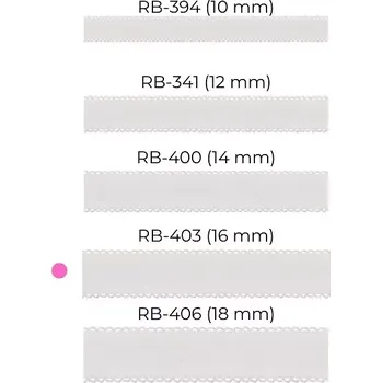 Vložka do podprsenky Ramínka k podprsence Julimex 16mm RB 403,404 bílá 16 mm