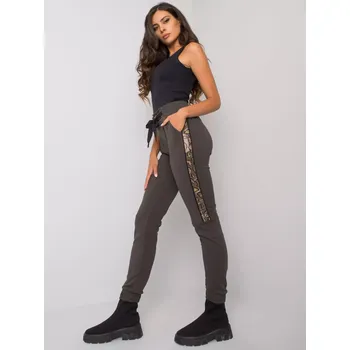 Tepláky RV DR 6891.54 tmavá khaki L