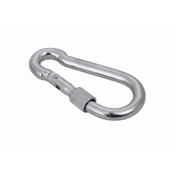 Jištění Karabina s pojistkou pro lana DROMET KSZ.8.80 hasičská karabina 8x80mm