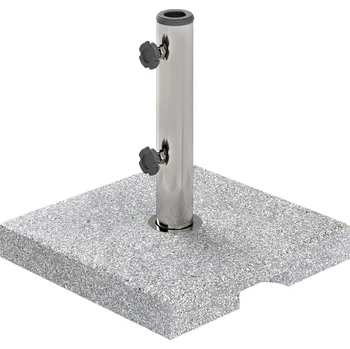 Slunečník Stojan na slunečník ze žuly | šedý