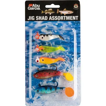 Rybářský háček 5ks - Sada nástrah Abu Garcia Jig Shad Assortment