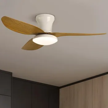 Brilagi-LED Stmívatelný stropní ventilátor LED/30W/230V 3000-6500K bílá/hnědá+DO