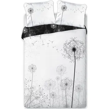 Povlečení FARO Povlečení Pampeliška černobílé Bavlna, 140/200, 70/90 cm