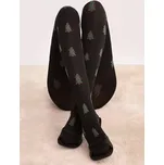 Fiore punčocháče G 6093 So Quiet 60 den 2-4 Vánoční kolekce černá 4-L