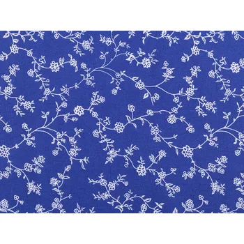 Bavlněná látka květy