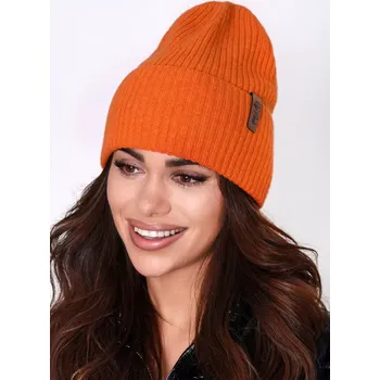 Čepice DÁMSKÁ ČEPICE P-019 oranžová Univerzální