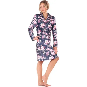 Dámský župan Dámský župan Toya se zipem blue - Vestis XL