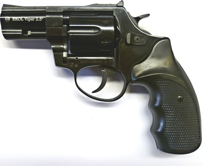 Plynový revolver EKOL VIPER 2,5" černý cal. 9mm ktg. PO
