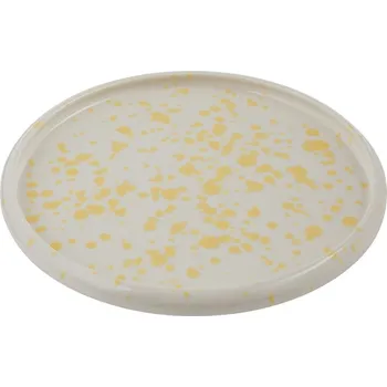 Talíř Butlers BOOGY SPLASH Snídaňový talíř 21 cm - žlutá