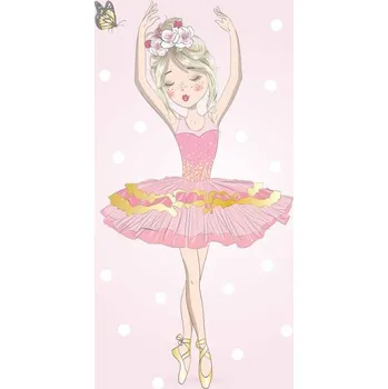 Dívčí župan JERRY FABRICS Osuška Balerína Bavlna - Froté, 70/140 cm