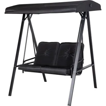 Zahradní houpačka Zahradní houpačka 2místná | černá