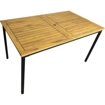 Zahradní stůl Halmar Zahradní stůl Athena 24513 Teak 140 x 80 cm