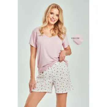 Pánské pyžamo 3514 DÁMSKÉ PYŽAMO FELICIA S-XL Růžová L