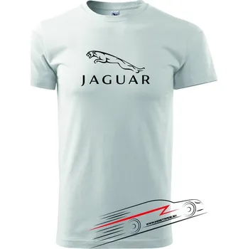 Pánská móda Pánské triko s motivem 051 Jaguar bílé 2XL