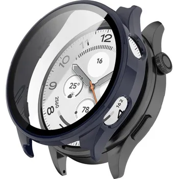 Ostatní příslušenství k chytrým hodinkám VSECHNONAMOBIL 132957 PC FULL COVER Plastový kryt se sklem pro Xiaomi Watch 5 modrý