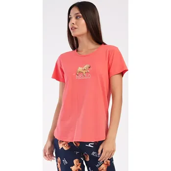 Pánská móda Dámské pyžamo kapri Dominika oranžová XXL