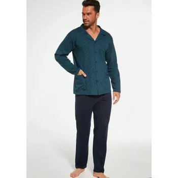 Pánské pyžamo Cornette 114/64 Tm. zelená XL