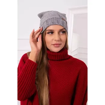 Čepice Fleecová čepice Ula K271 šedá UNI