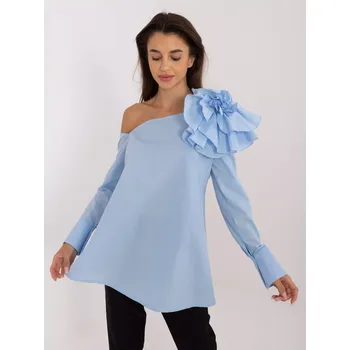 Dámská košile Halenka LK BZ 509656.21 světle modrá M