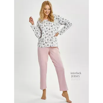 Pánské pyžamo Taro Martina pyžamo 3451 délka/r M-XL Z25/26 dámské bílá L