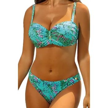 Dámské plavky Dámské dvoudílné plavky Bora Bora 1 730BR1 1 - SELF Zelená 65/B