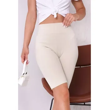 Dámské legíny JOAN STRIPE CYCLISTS světle béžová 36