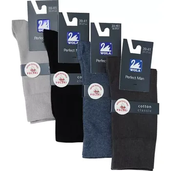 Pánské ponožky Pánské hladké ponožky PERFECT MAN pistácie 45-47