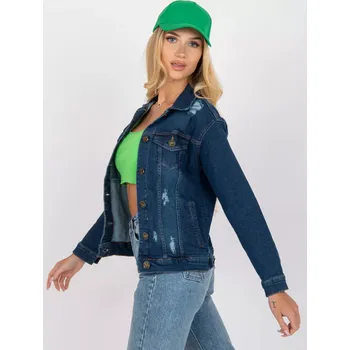 Dámský kabát Dámská bunda RO KR CKT 4006 tmavě modrá XS