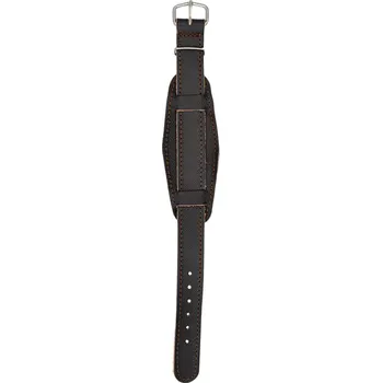 Kožený řemínek na hodinky s podložkou 18 mm hnědý