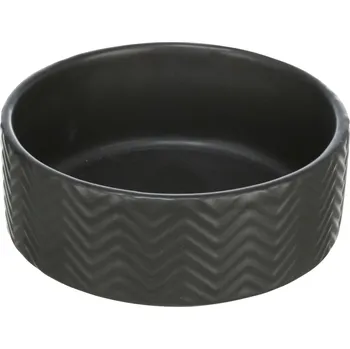 Miska pro psa Trixie keramická mísa, černá - 900 ml, Ø 16 cm