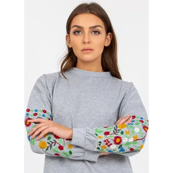 Dámské šaty Šaty MB SK 8023.26 šedé L/XL