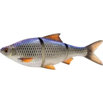 Rybářský háček Imitace Plotice Savage Gear 3D Line Thru Roach 25cm 206g SS Blue Roach