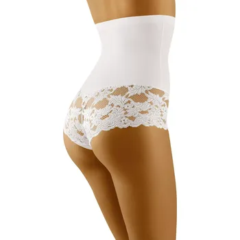 Dámské spodní prádlo Kalhotky Preciosa White - Wol-Bar XXL