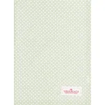 GREEN GATE Bavlněná utěrka Dotty Pale Green